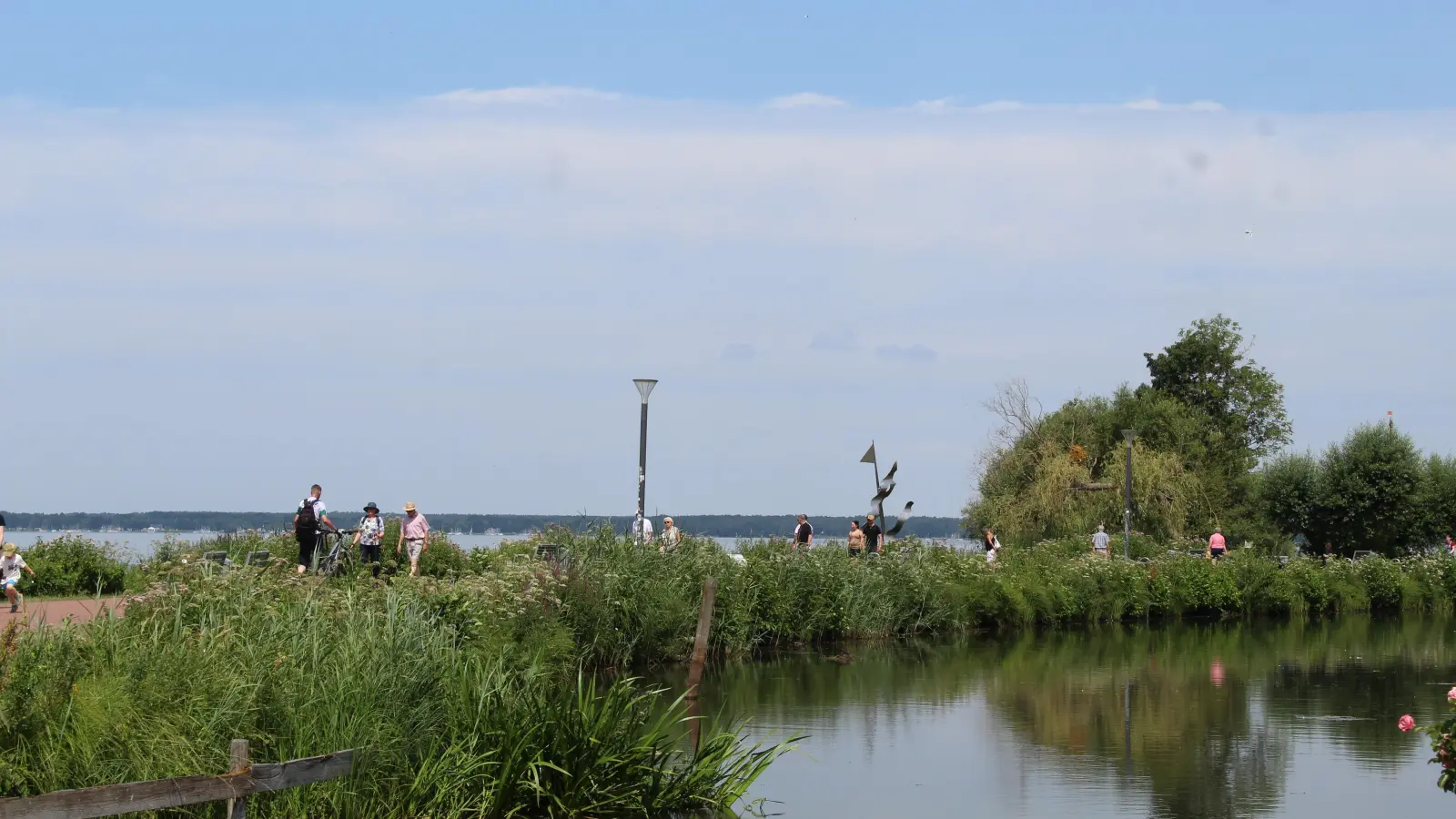 Lädt zum Spaziergang ein: Promenade. (Foto: wb)