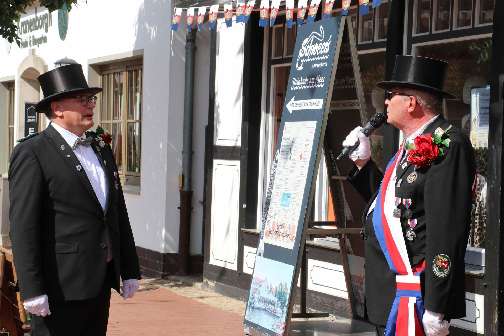 Teil des Schützenfestwochenendes: Eindrücke vom Bürgerfrühstück.  (Foto: gi)