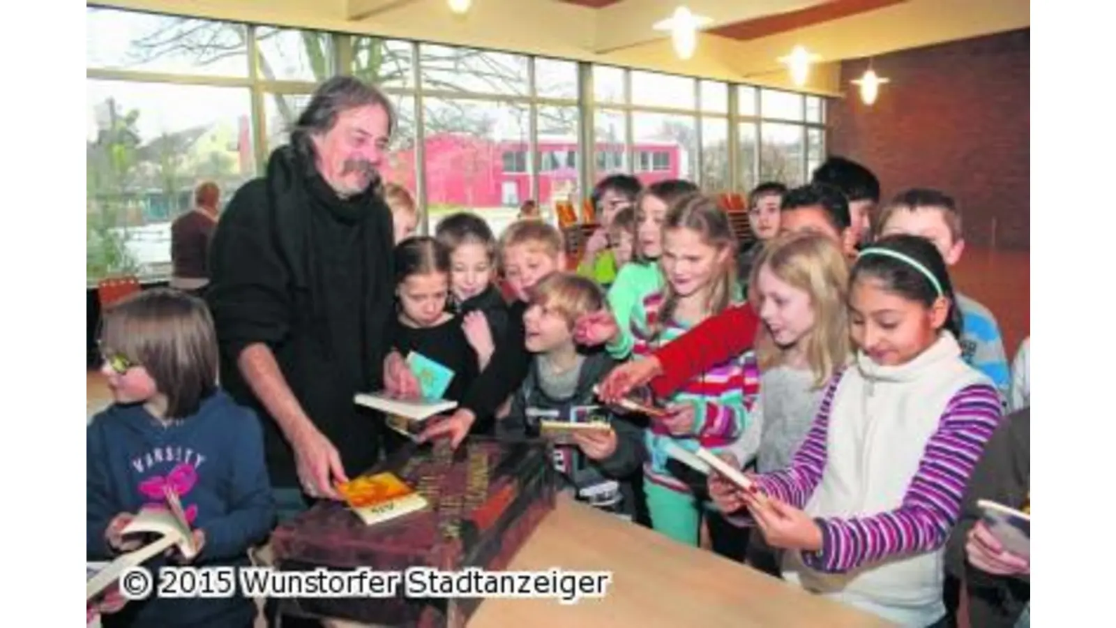 Eine Menge Lesespaß an der Oststadtschule (Foto: tau)