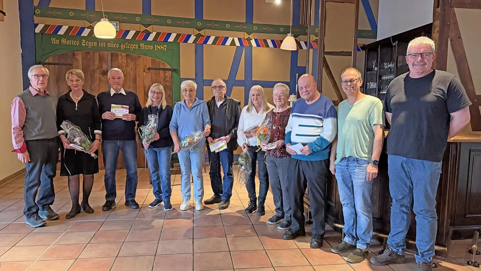 Zahlreiche Ehrungen für langjährige Mitgliedschaft im Verband Wohneigentum wurden durchgeführt. (Foto: privat)