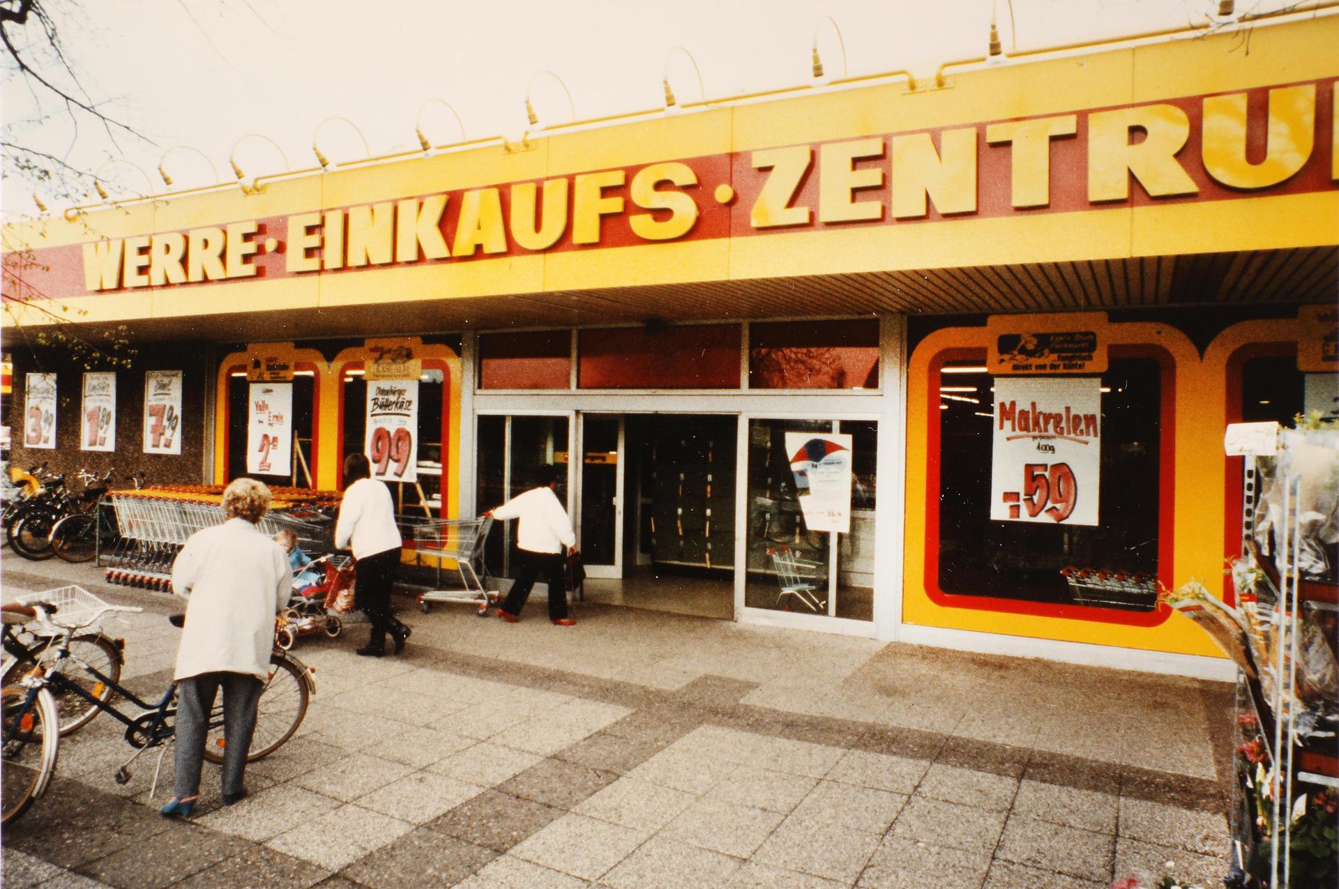 Der erste WEZ-Markt im Jahr 1976. (Foto: WEZ)