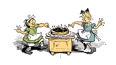 Die Ausstellung wirft einen Blick auf die vielen Nachahmungen von Max und Moritz wie diese Illustration von Carl Storch zu „Maus und Molli. Eine Mädelgeschichte in sieben Streichen nach Wilhelm Busch” von Wilhelm Herbert aus dem Jahr 1925. (Foto: privat)