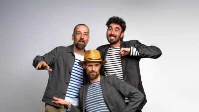 Treten zusammen auf: Das Trio Les Saperlipopettes. (Foto: Ngating Wong)