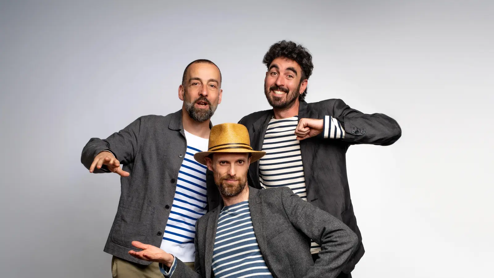 Treten zusammen auf: Das Trio Les Saperlipopettes. (Foto: Ngating Wong)