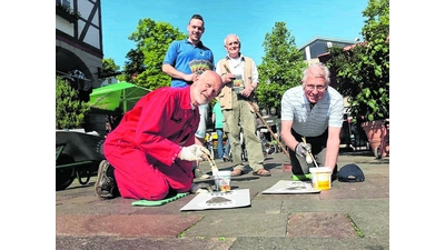 Bärentatzen frisch gemalt (Foto: jan)