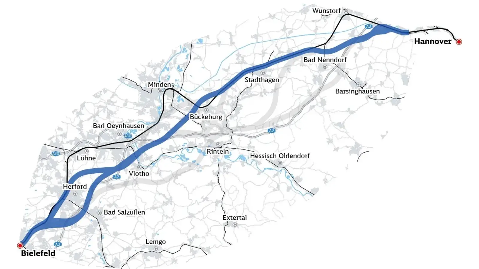 Entscheidung gefallen: Beide Varianten in der grafischen Übersicht. (Foto: DB InfraGo)