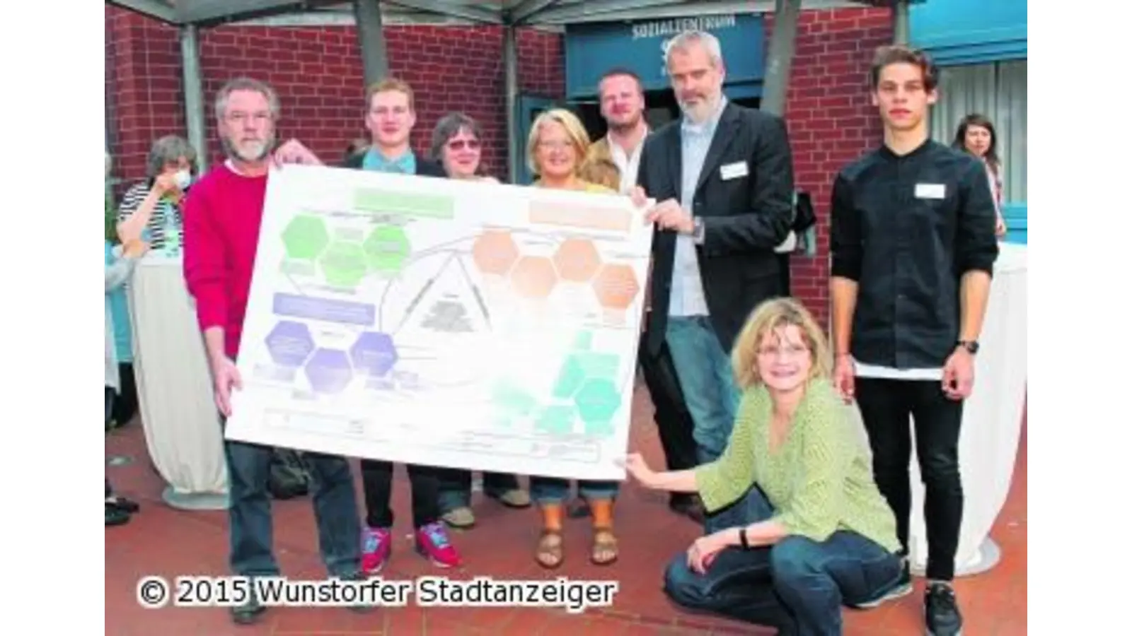 Gedanken auf einer Karte festgehalten (Foto: tau)