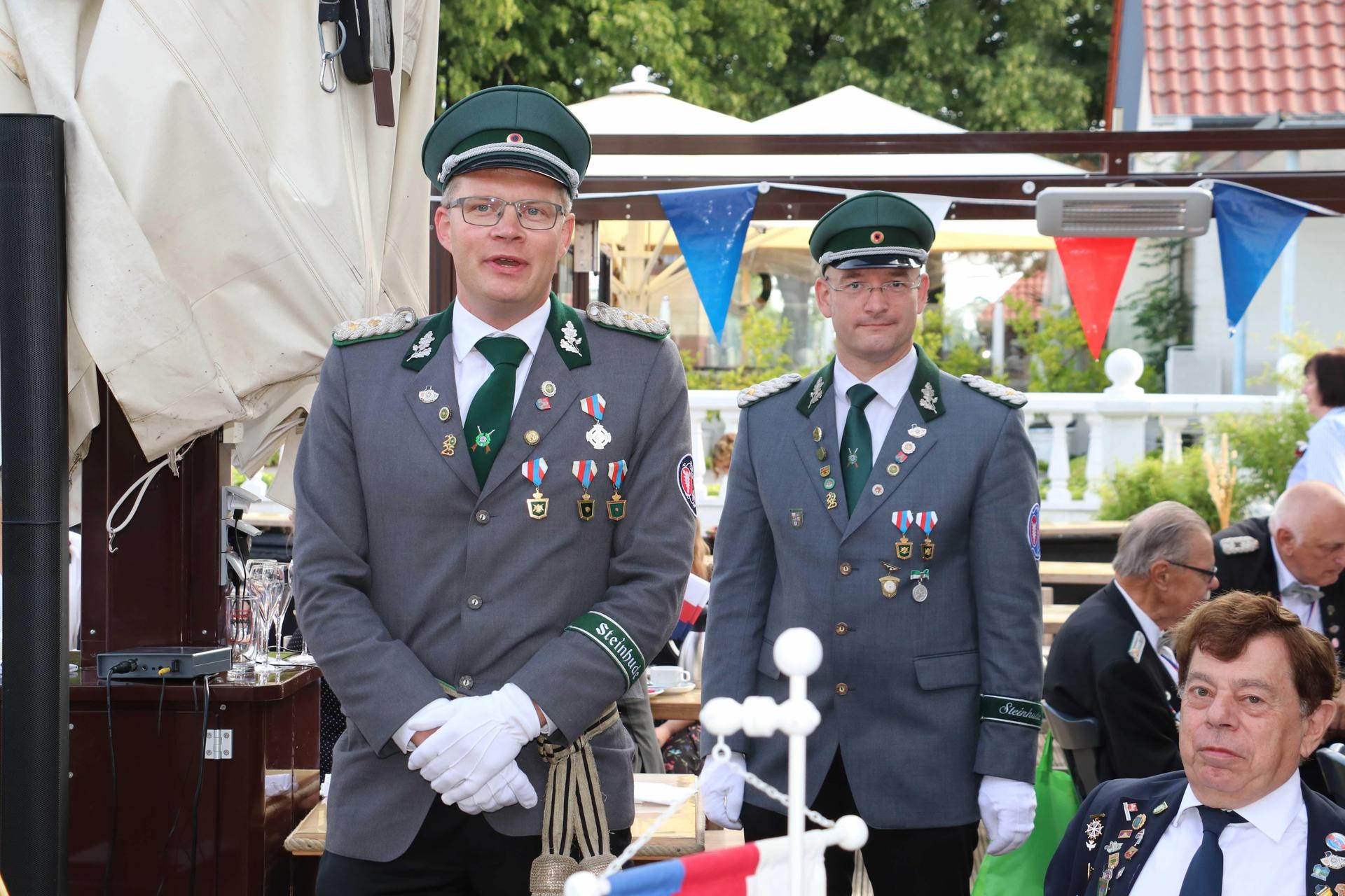 Teil des Schützenfestwochenendes: Eindrücke vom Bürgerfrühstück.  (Foto: gi)