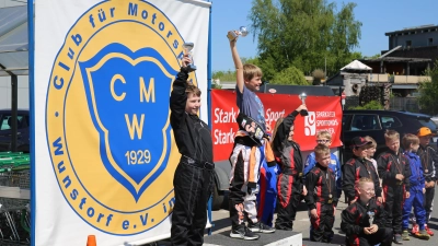 Auftakt der Kart-Stadtmeisterschaft im April auf dem Marktkauf-Gelände.  (Foto: privat)