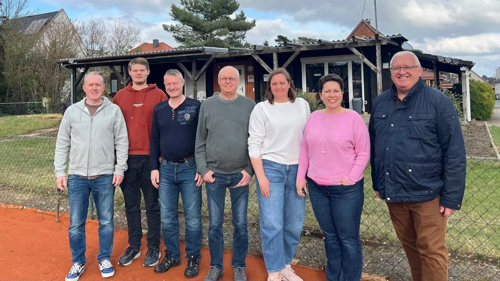 Der Vorstand (v.li.): Jan Behrend, Jan Vincent Coldewey, Mark Kleinbauer, Dietmar Thiele, Monja Frorath, Mira Kleinbauer, Thomas Gürtler. (Foto: privat)