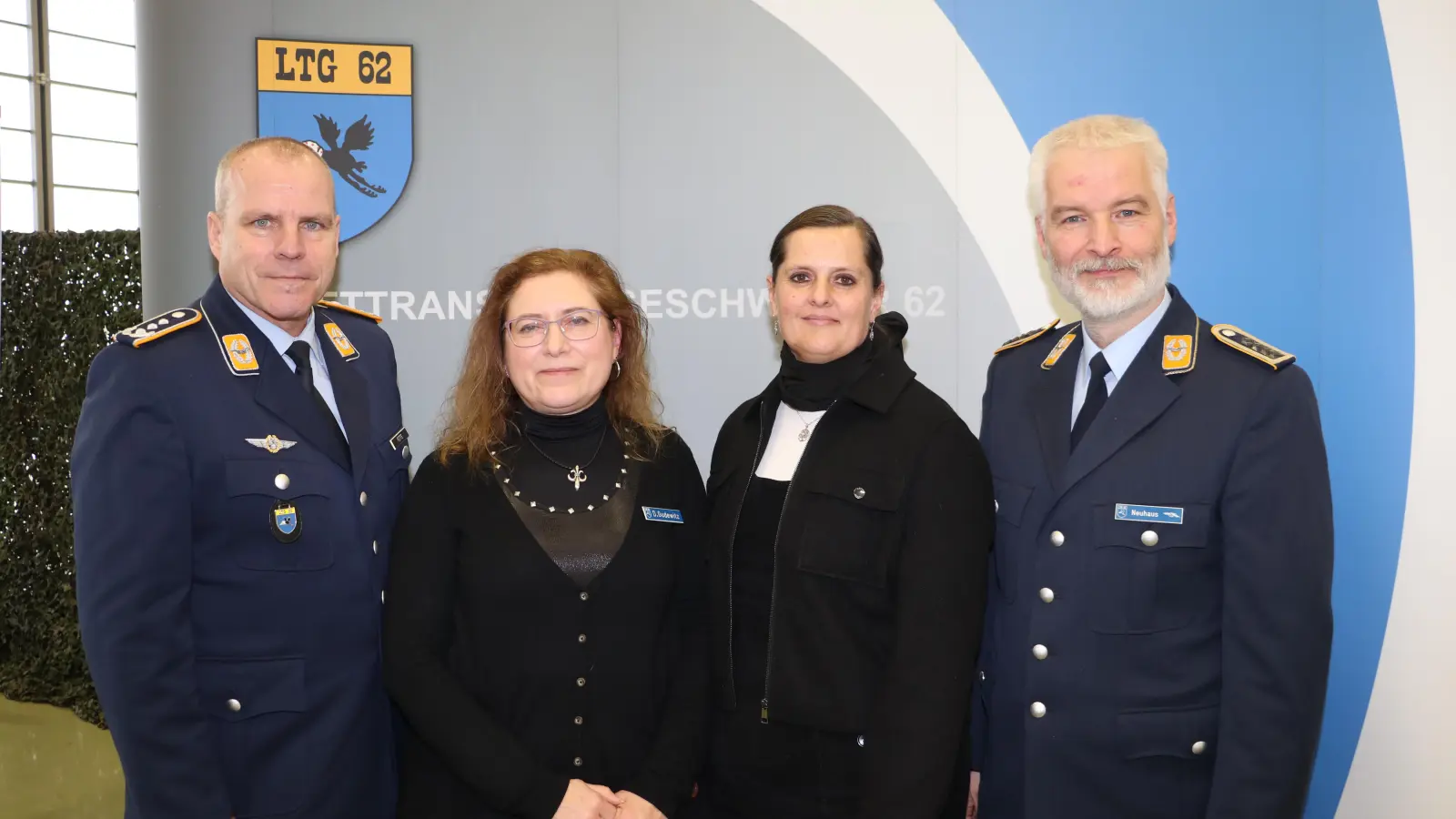 Der Vorstand (v.li.): Torsten Fette, Dorothea Gudewitz, Carry Leriche und Mirko Neuhaus. (Foto: gi)