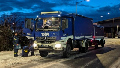 Im Einsatz: Das THW aus Wunstorf. (Foto: THW)