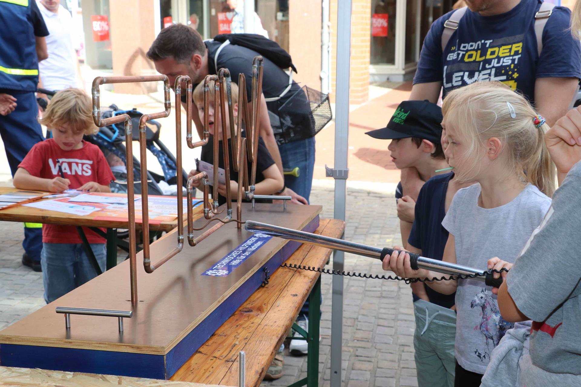 Eindrücke vom Rettertag in der Innenstadt und bei den Stadtwerken. (Foto: gi)