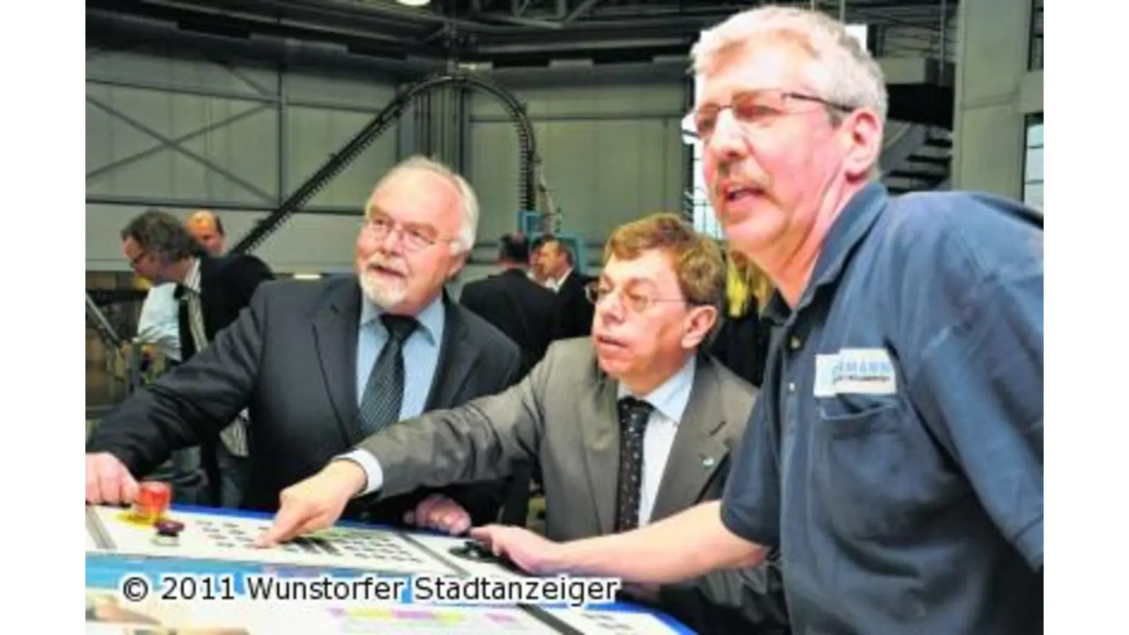 Nur einen Knopfdruck entfernt (Foto: nb)