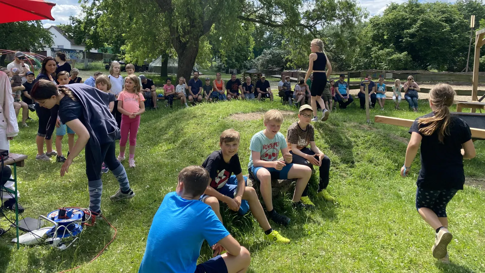 Viel los: Die Teilnehmer des Wettbewerbs. (Foto: privat)