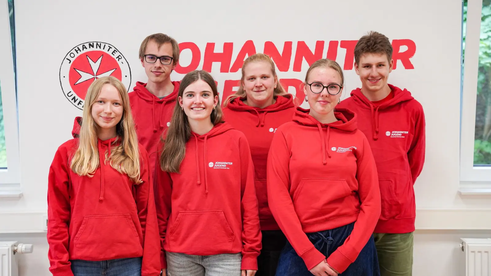 Die neue Ortsjugendleitung (v.li.): Emma Kipping, Peer Gongoll, Stella Isernhagen, Sophie Niemeyer, Emma Brüning und Timm Budek. (Foto: Lucas Ulrich)