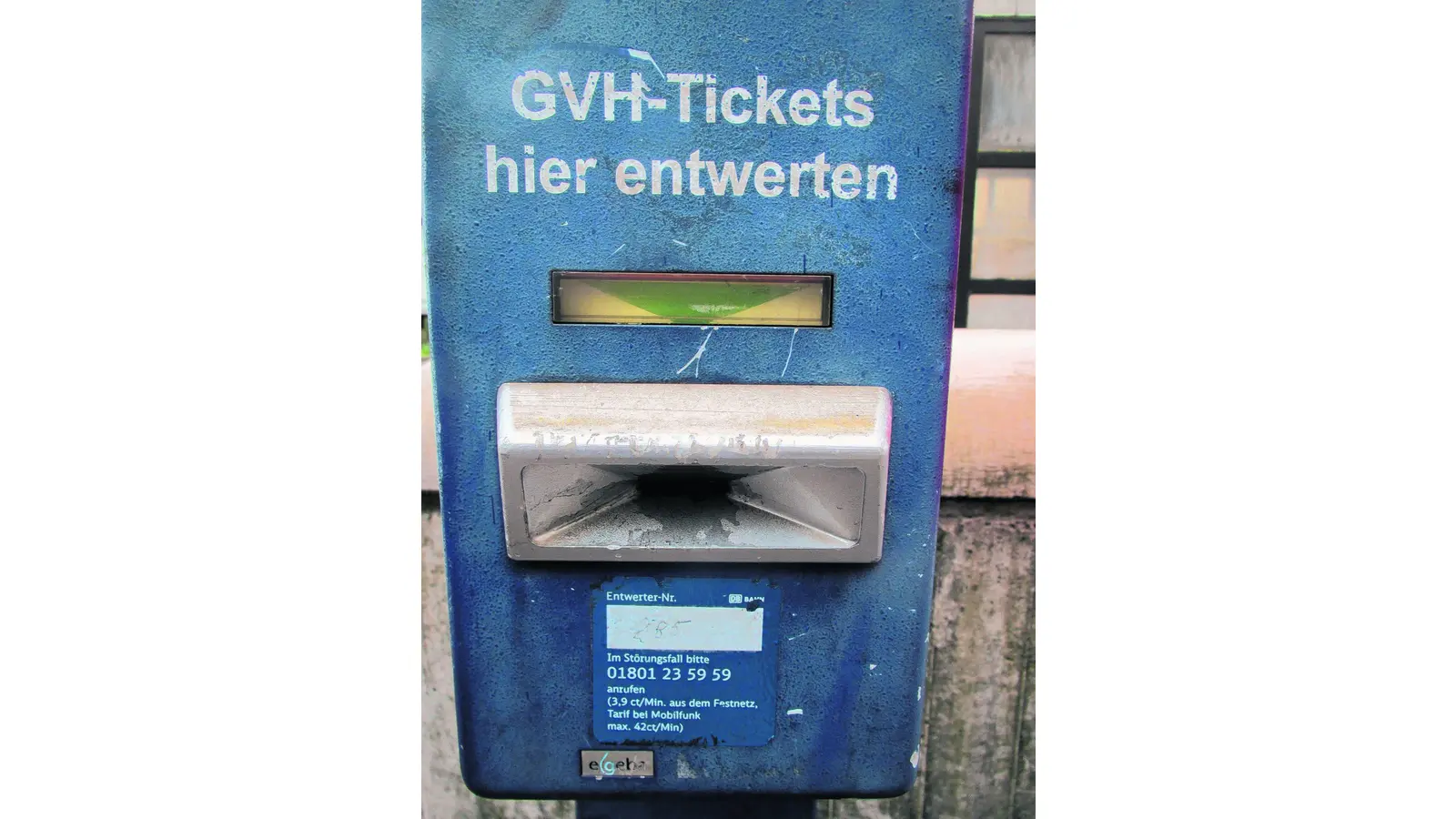 Drei defekte GVH-Entwerter (Foto: gi)