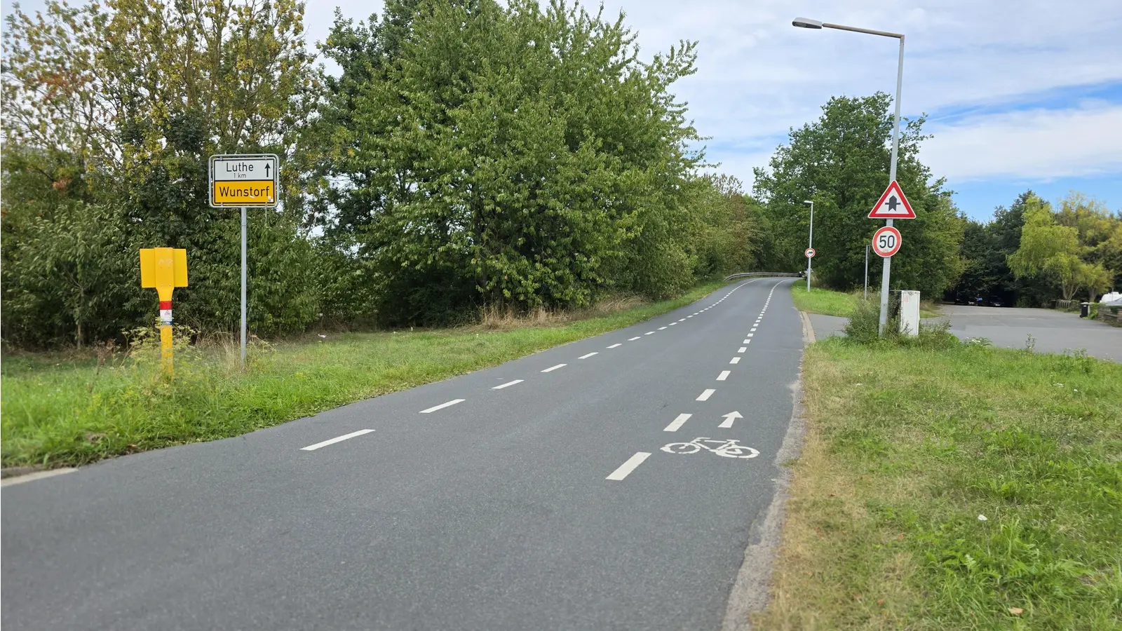 Ist Gegenstand kontroverser Diskussionen: Ein Teil der Straße Im Blenze.  (Foto: tau)