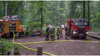 Das TLF 2000 W (rechts) ist für unwegsames Gelände geschaffen (Foto: wk)