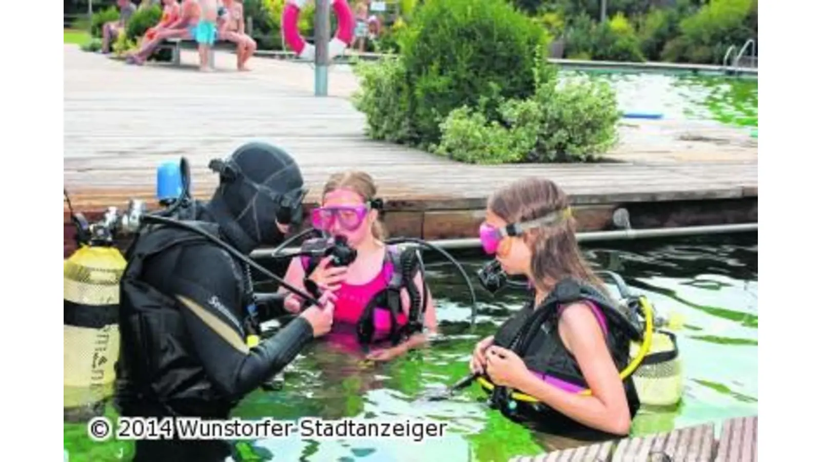 In Luthe tauchen Kinder ab (Foto: tau)