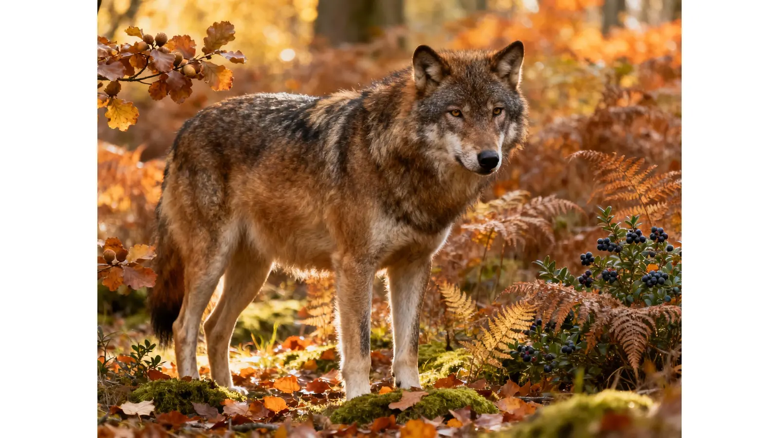Der Wolf wurde in Sachsenhagen untergebracht. (Foto: KI)