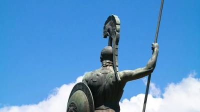 Statue von Achilleus im Achilleion auf Korfu. (Foto: privat)