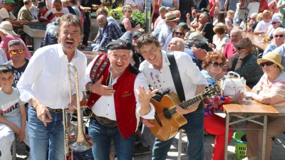 Die Pfunds-Kerle in neuer Besetzung (v.li.): Franz Pischler, Paul und Martin Köhle. (Foto: gi)