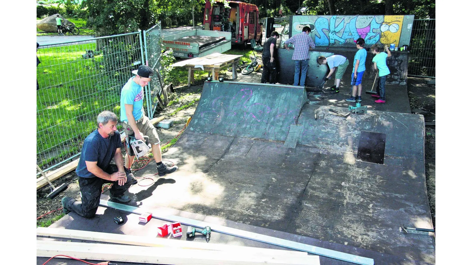 Skate Ramp ist wieder topfit (Foto: gi)