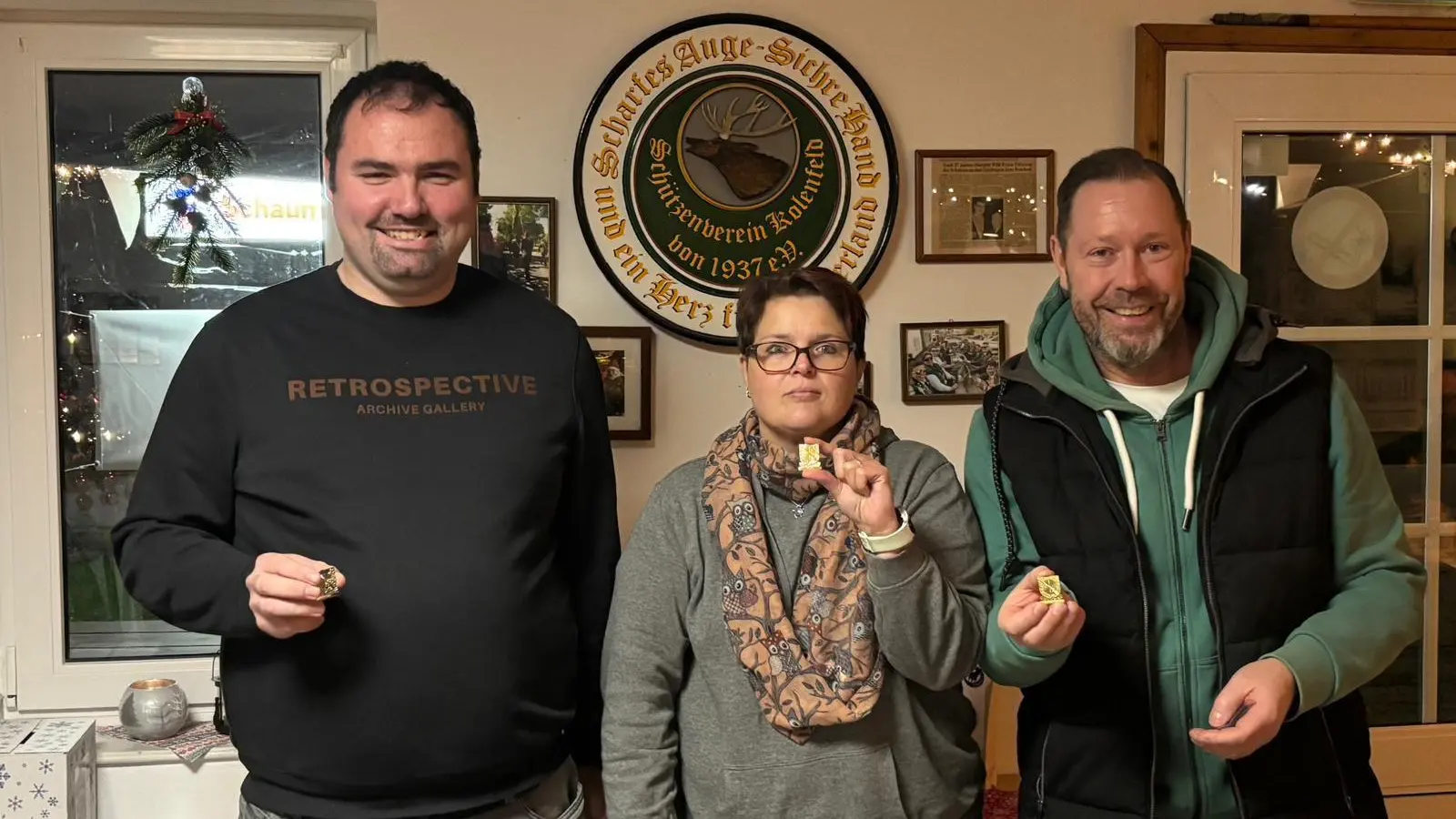 Nach dem Wettbewerb (v.li.): Florian Becker, Nicole Battermann und Alexander Wollny. (Foto: privat)
