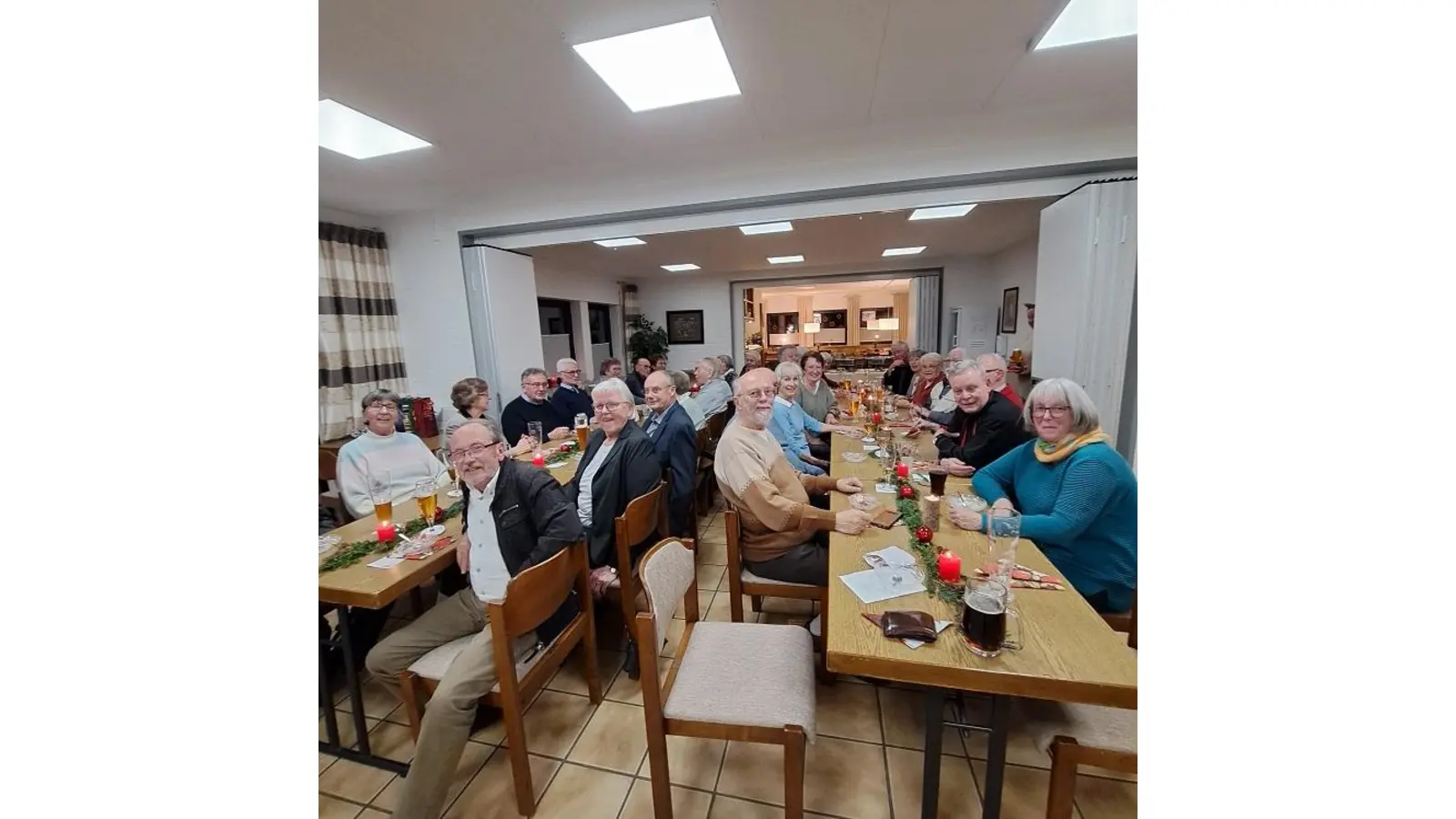 Haben in Gemeinschaft auf das Jahr zurückgeblickt: Die Trimmer des TuS Wunstorf.