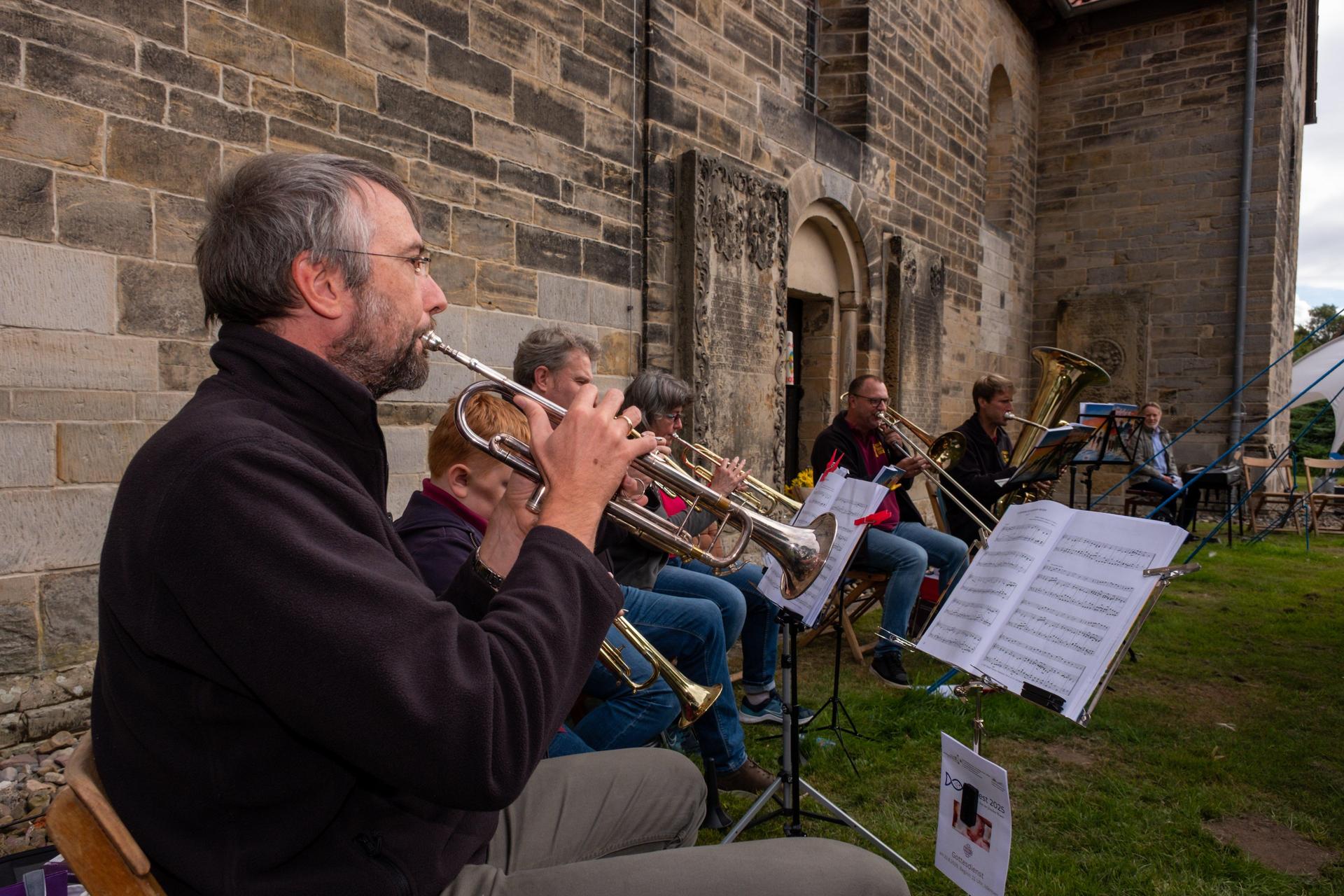 Musikalische Begleitung: Der Posaunenchor Loccum. (Foto: privat)