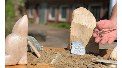 Im Besucher-Bergwerk und Museum Kleinenbremen findet ein Speckstein-Workshop für Kinder ab acht Jahren statt. (Foto: privat)