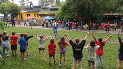 Für Kinder und Jugendliche: Auf dem Bau-Hof ist immer was los. (Foto: tau)