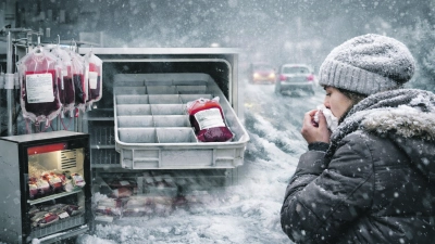 Der Bestand an Blutkonserven ist aktuell in Niedersachsen sehr niedrig. (Foto: KI)