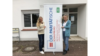 Lena Gerland und die Kollegin Walderbach (re.). (Foto: privat)