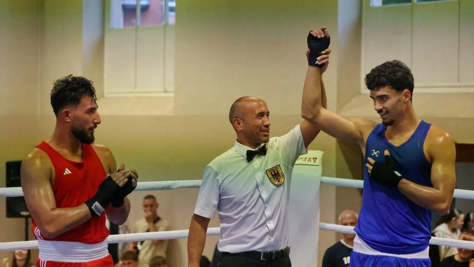 Nach dem Vergleichskampf: Ramil Schäfer ist der Gewinner.  (Foto: privat)