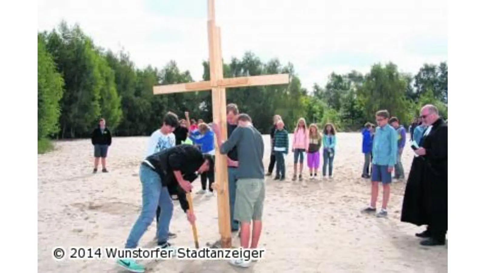 Konfirmanden mit Meerwasser getauft (Foto: gi)