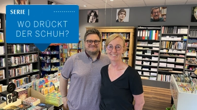 Serie Wo Drückt der Schuh - dieses Mal in der Deisterbuchhandlung in Rodenberg. (Foto: nd)