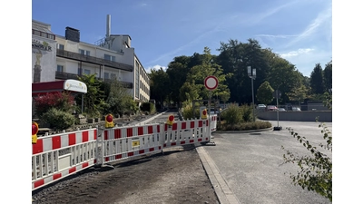 In der Buchenallee stehen nun Asphaltarbeiten an. (Foto: Landesgartenschau Bad Nenndorf gGmbH)