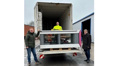 Matthias Molthahn, Axel Leiermann, Bürgermeister Oliver Theiß (v.l.n.r.). (Foto: privat)