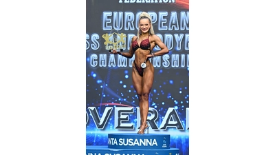 Jamie Hölper (19), „European Overall Champion Women`s Junioren Bodyfitness” - Gewinnerin (Foto: eastlab photos)