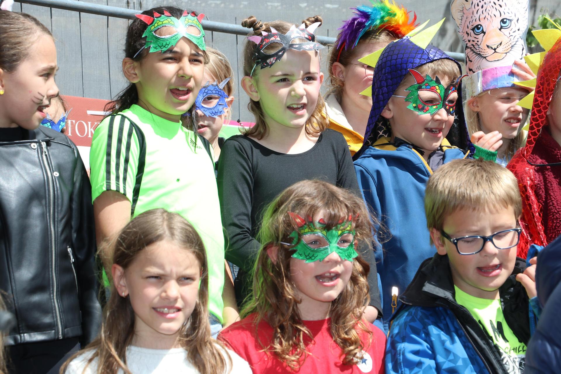Dabei sein ist alles beim Kinderumzug.  (Foto: gi)