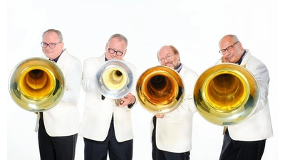 Leckerbissen in der St. Petruskirche: Das Melton Tuba Quartett tritt auf. (Foto: privat)