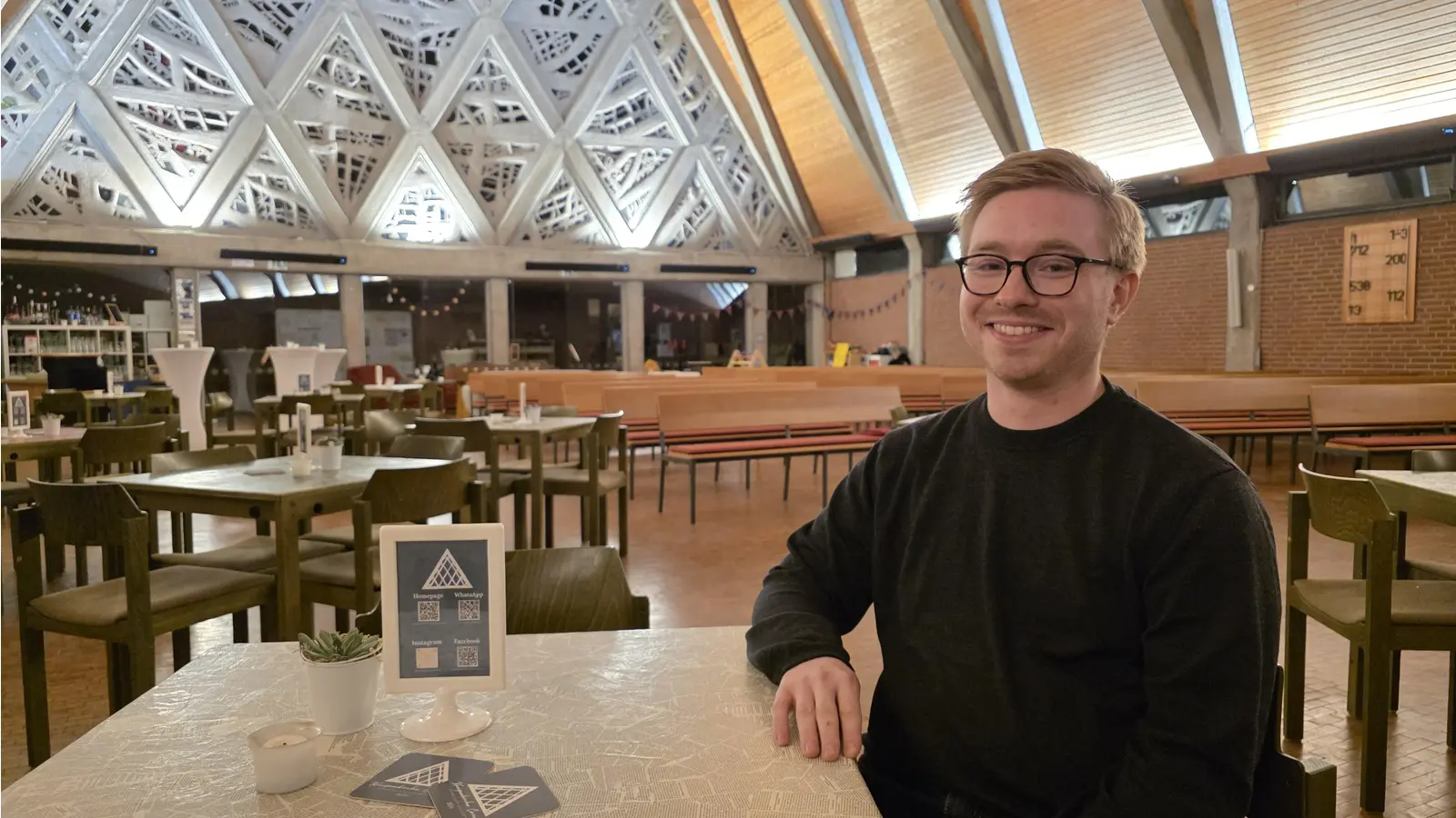 Im Stadtanzeiger-Gespräch: Jonas Hauschildt. (Foto: tau)