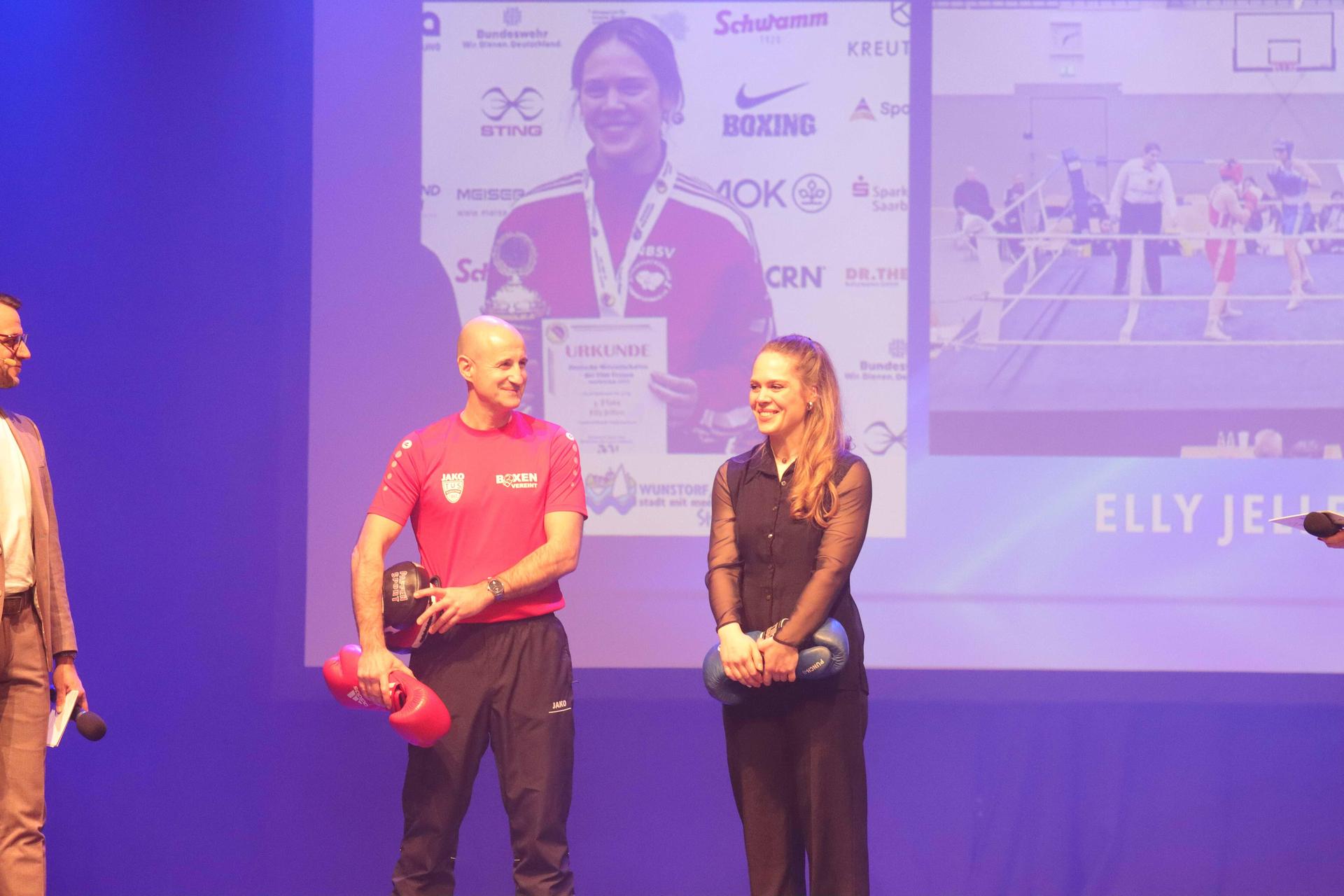 Sportgala 2026: Boxerin Elly Jellen wird geehrt. (Foto: tau)