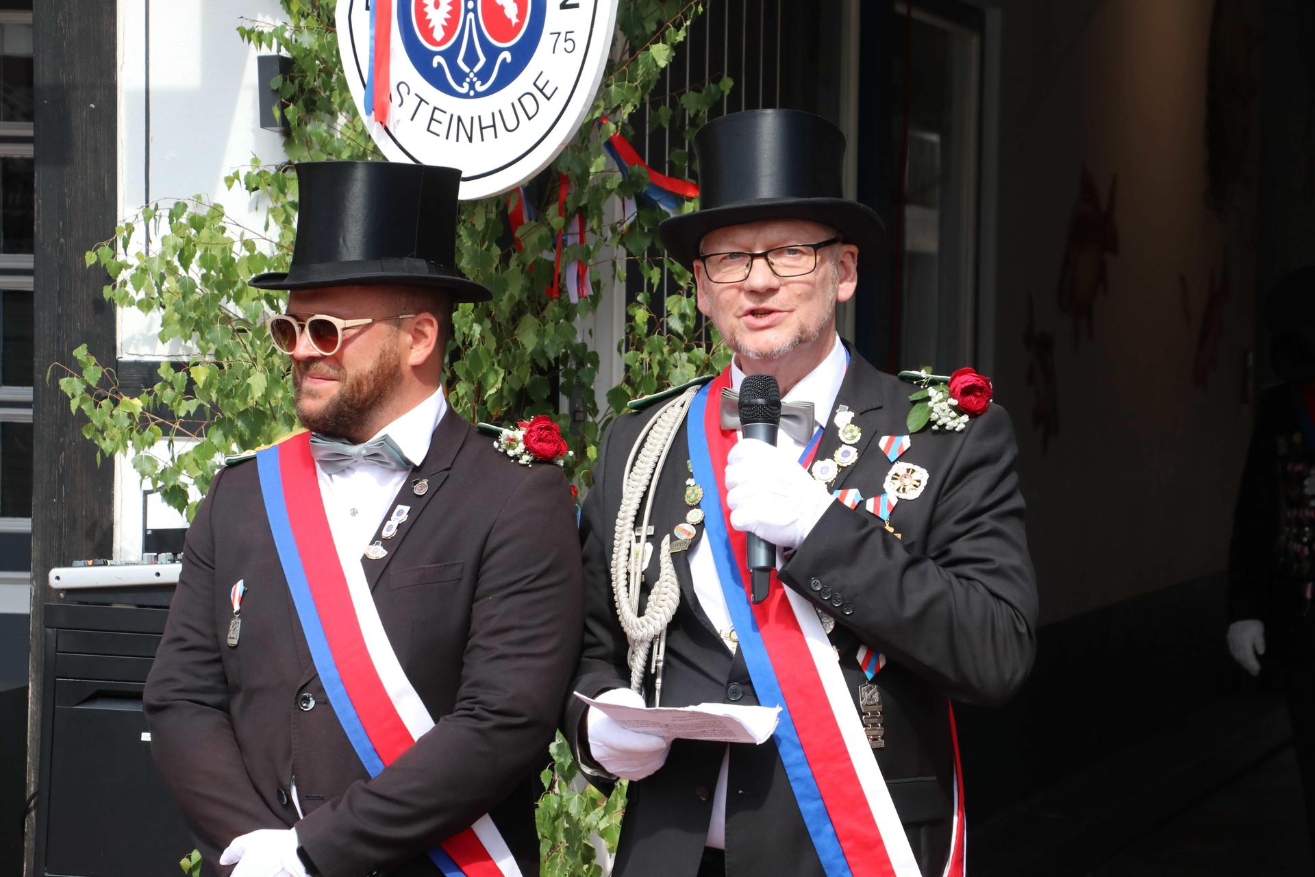 Teil des Schützenfestwochenendes: Eindrücke vom Bürgerfrühstück.  (Foto: gi)