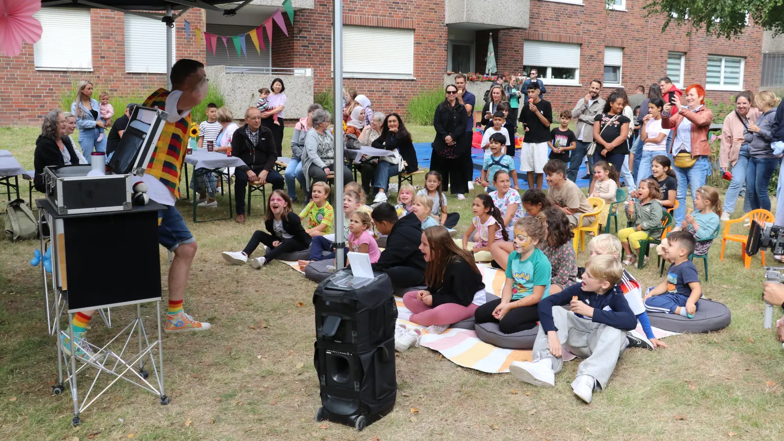 Viel los beim Sommerfest des Bauvereins.  (Foto: gi)