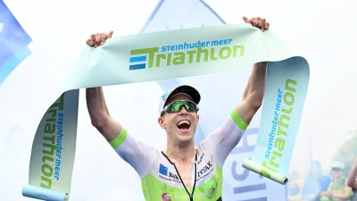 Im Ziel: Lokalmatador Christian Haupt. (Foto: Debbie Jayne Kinsey)