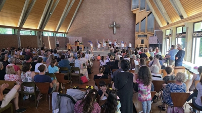 Auch ein Raum für Veranstaltungen: Die Corvinuskirche. (Foto: tau)