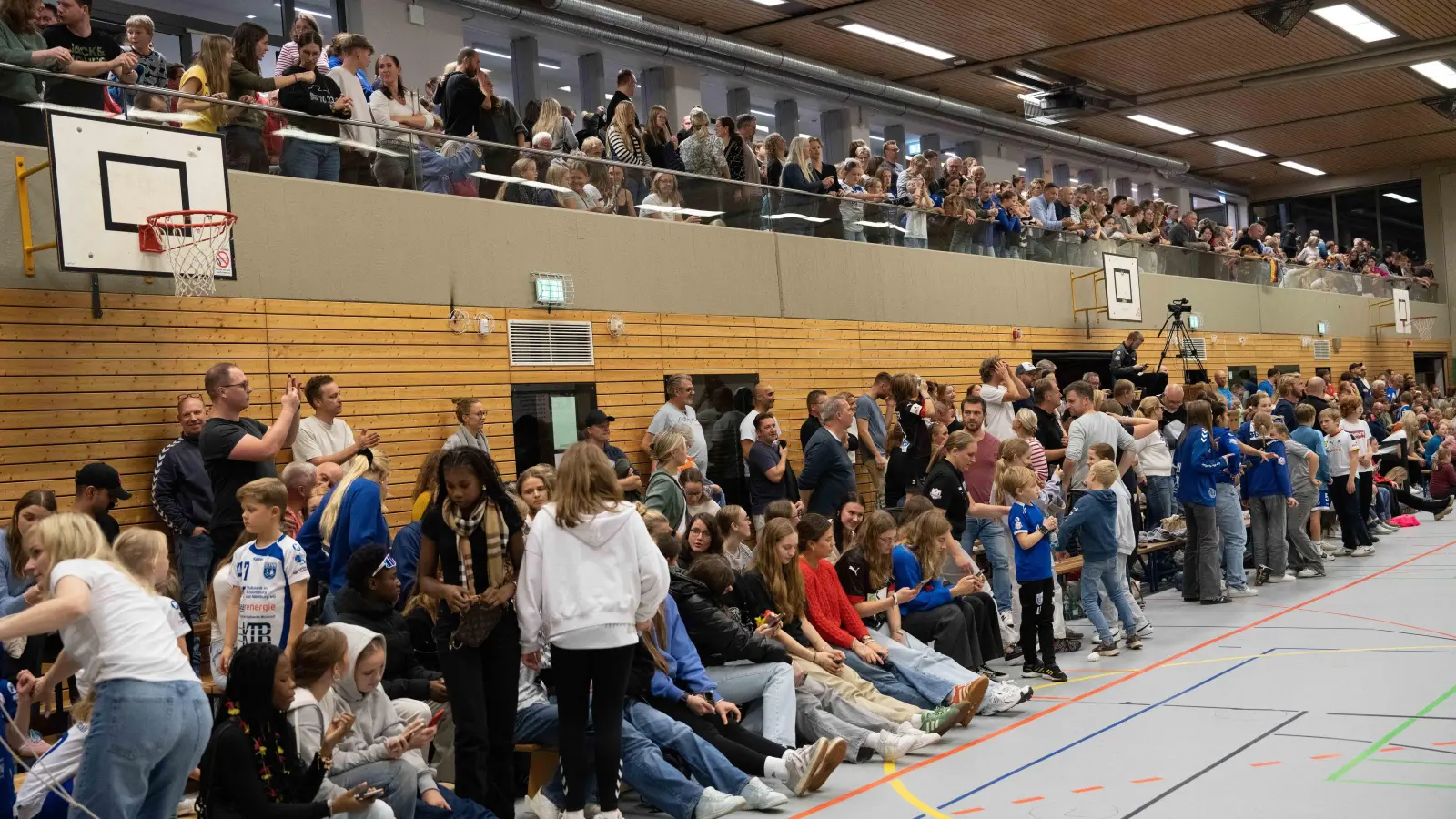 Vor guter Kulisse: Das Handball Länderspiel im Oktober 2024. (Foto: privat)